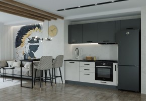 Кухонный гарнитур Лофт 2550 (Стол. 38мм) в Набережных Челнах - naberezhnye-chelny.mebel24.online | фото