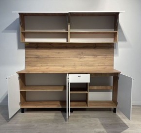 Кухонный гарнитур МОНАКО 2.0 м Серия 2 МДФ с фрезеровкой (Дуб Золотой/Белый матовый) в Набережных Челнах - naberezhnye-chelny.mebel24.online | фото 4