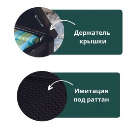 Квадратный сундук Cube Rattan 208 л в Набережных Челнах - naberezhnye-chelny.mebel24.online | фото 8