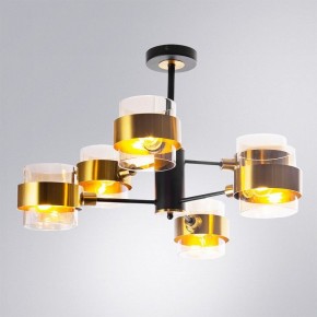 Люстра на штанге Arte Lamp Carlo A8205SP-6BK в Набережных Челнах - naberezhnye-chelny.mebel24.online | фото 2