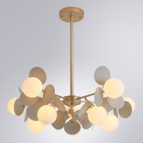 Люстра на штанге Arte Lamp Peacock A1369SP-10GY в Набережных Челнах - naberezhnye-chelny.mebel24.online | фото 2