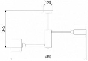 Люстра на штанге Eurosvet Arcada 70127/6 черный в Набережных Челнах - naberezhnye-chelny.mebel24.online | фото 3