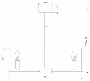 Люстра на штанге Eurosvet Marble 60158/5 латунь в Набережных Челнах - naberezhnye-chelny.mebel24.online | фото 3