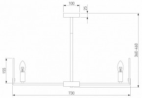 Люстра на штанге Eurosvet Marble 60158/7 латунь в Набережных Челнах - naberezhnye-chelny.mebel24.online | фото 2