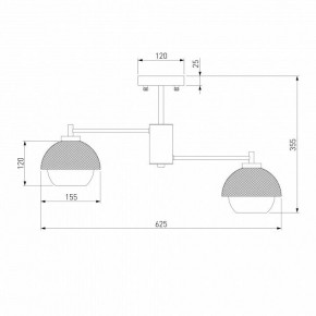 Люстра на штанге Eurosvet Nocciola 70106/6 черный в Набережных Челнах - naberezhnye-chelny.mebel24.online | фото 5