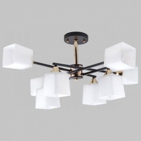 Люстра на штанге Imex MD.4080 MD.4080-8-S-BK+FGD в Набережных Челнах - naberezhnye-chelny.mebel24.online | фото