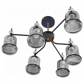 Люстра на штанге Imex MD.4890 MD.4890-6-S COFFEE+FGD в Набережных Челнах - naberezhnye-chelny.mebel24.online | фото