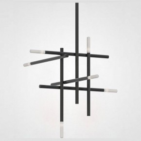 Люстра на штанге Imperiumloft Traverse Black TRAVERSE01 в Набережных Челнах - naberezhnye-chelny.mebel24.online | фото