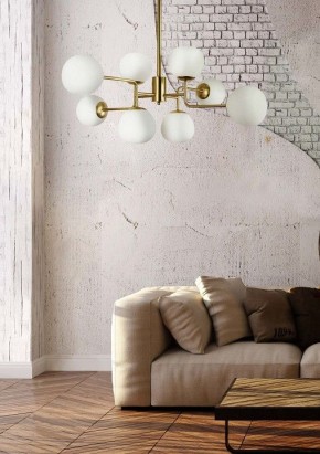 Люстра на штанге Maytoni Erich MOD221-PL-08-G в Набережных Челнах - naberezhnye-chelny.mebel24.online | фото 4