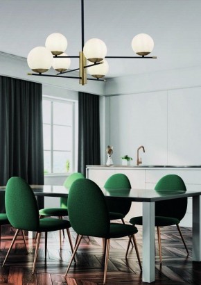 Люстра на штанге Maytoni Nostalgia MOD048PL-06G в Набережных Челнах - naberezhnye-chelny.mebel24.online | фото 3