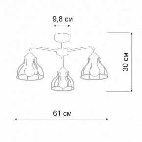 Люстра на штанге Vitaluce V3102 V3102-1/3PL в Набережных Челнах - naberezhnye-chelny.mebel24.online | фото 2