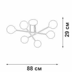 Люстра на штанге Vitaluce V3931 V3931-8/6PL в Набережных Челнах - naberezhnye-chelny.mebel24.online | фото 4