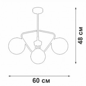 Люстра на штанге Vitaluce V47150 V47150-8/3PL в Набережных Челнах - naberezhnye-chelny.mebel24.online | фото 2