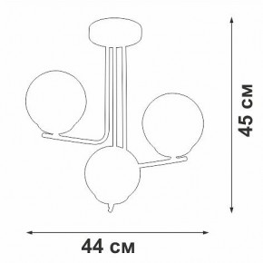 Люстра на штанге Vitaluce V49420 V49420-8/3PL в Набережных Челнах - naberezhnye-chelny.mebel24.online | фото 2