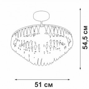 Люстра на штанге Vitaluce V5352 V5352-1/5PL в Набережных Челнах - naberezhnye-chelny.mebel24.online | фото