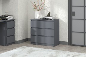 МС "Хилтон" Комод №2 800 (3 ящ.) графит в Набережных Челнах - naberezhnye-chelny.mebel24.online | фото