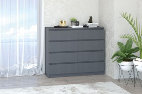 МС "Хилтон" Комод №3 1200 (8 ящ.) графит в Набережных Челнах - naberezhnye-chelny.mebel24.online | фото