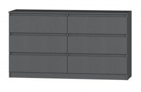 МС "Хилтон" Комод №5 1400 (6 ящ.) графит в Набережных Челнах - naberezhnye-chelny.mebel24.online | фото 2