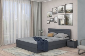 МС "Хилтон" Кровать 1,6 (графит) в Набережных Челнах - naberezhnye-chelny.mebel24.online | фото