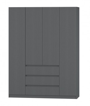 МС "Хилтон" Шкаф №1 1600 (Графит) в Набережных Челнах - naberezhnye-chelny.mebel24.online | фото 2
