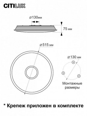 Накладной светильник Citilux Старлайт Смарт CL703A65G в Набережных Челнах - naberezhnye-chelny.mebel24.online | фото 13