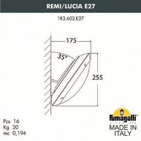 Накладной светильник Fumagalli Lucia 1R3.602.000.AYE27 в Набережных Челнах - naberezhnye-chelny.mebel24.online | фото 2