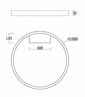 Накладной светильник Maytoni Rim MOD058CL-L65B4K в Набережных Челнах - naberezhnye-chelny.mebel24.online | фото 3