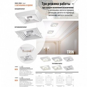 Накладной светильник Novotech Trin 358603 в Набережных Челнах - naberezhnye-chelny.mebel24.online | фото 3