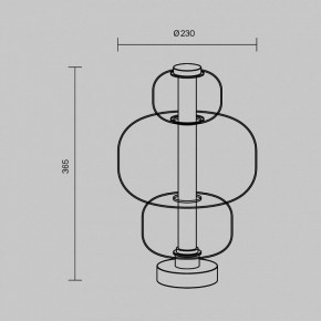 Настольная лампа декоративная Maytoni Atmos MOD364TL-L15W3K в Набережных Челнах - naberezhnye-chelny.mebel24.online | фото 5