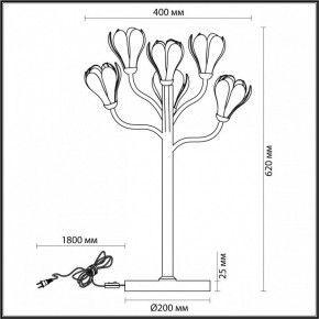 Настольная лампа декоративная Odeon Light Gardi 5090/6T в Набережных Челнах - naberezhnye-chelny.mebel24.online | фото 5