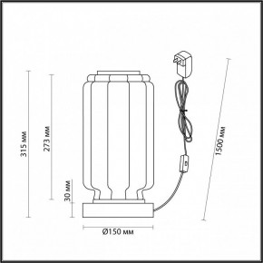Настольная лампа декоративная Odeon Light Jam 5409/10TL в Набережных Челнах - naberezhnye-chelny.mebel24.online | фото 4