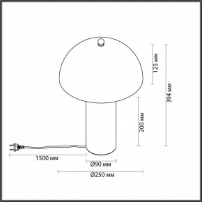 Настольная лампа декоративная Odeon Light Rufina 7089/2T в Набережных Челнах - naberezhnye-chelny.mebel24.online | фото 5