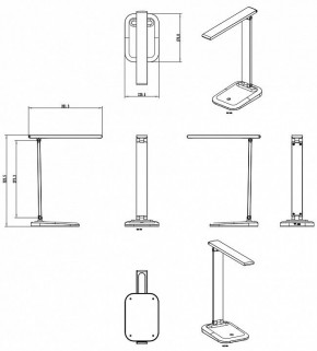 Настольная лампа офисная Arte Lamp London A5124LT-1BK в Набережных Челнах - naberezhnye-chelny.mebel24.online | фото 2