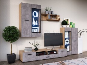 Нэнси New Полка навесная (ЛДСП) Сонома в Набережных Челнах - naberezhnye-chelny.mebel24.online | фото 2