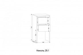 НИКОЛЬ 25 Шкаф 5-ти створчатый в Набережных Челнах - naberezhnye-chelny.mebel24.online | фото 7