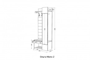 ОЛЬГА-МИЛК 2 Прихожая в Набережных Челнах - naberezhnye-chelny.mebel24.online | фото 2