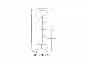 ОЛЬГА-МИЛК 9.2 Шкаф угловой с зеркалом в Набережных Челнах - naberezhnye-chelny.mebel24.online | фото 2