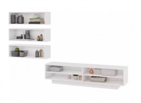 ПАОЛА Гостиная (Белый/Белый) в Набережных Челнах - naberezhnye-chelny.mebel24.online | фото 2