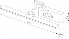 Подсветка для картины Elektrostandard Monza a064138 в Набережных Челнах - naberezhnye-chelny.mebel24.online | фото 4