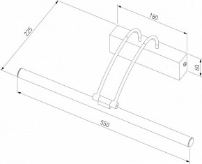 Подсветка для зеркала Elektrostandard Simple a063695 в Набережных Челнах - naberezhnye-chelny.mebel24.online | фото 3