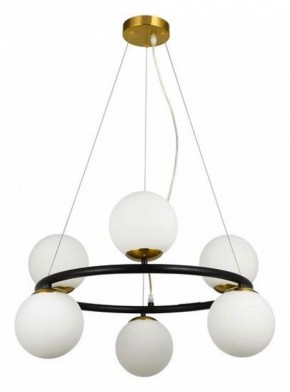Подвесная люстра Arte Lamp Alcor A2224SP-6BK в Набережных Челнах - naberezhnye-chelny.mebel24.online | фото 3