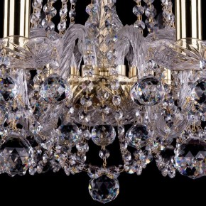 Подвесная люстра Bohemia Ivele Crystal 1402 1402/10/240/G/Balls в Набережных Челнах - naberezhnye-chelny.mebel24.online | фото 3