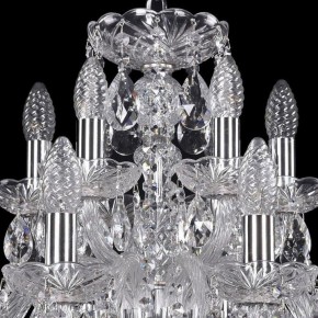 Подвесная люстра Bohemia Ivele Crystal 1402 1402/12+6/240/Ni в Набережных Челнах - naberezhnye-chelny.mebel24.online | фото 4
