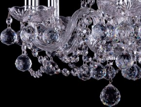Подвесная люстра Bohemia Ivele Crystal 1402 1402/5/141/Ni/Balls в Набережных Челнах - naberezhnye-chelny.mebel24.online | фото 3