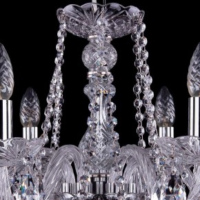 Подвесная люстра Bohemia Ivele Crystal 1402 1402/6/195/Ni в Набережных Челнах - naberezhnye-chelny.mebel24.online | фото 5