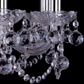 Подвесная люстра Bohemia Ivele Crystal 1402 1402/8/195/Ni/Balls в Набережных Челнах - naberezhnye-chelny.mebel24.online | фото 3