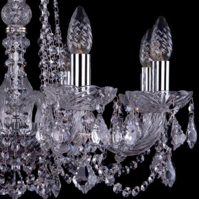 Подвесная люстра Bohemia Ivele Crystal 1402 1402/8/195/Ni/Leafs в Набережных Челнах - naberezhnye-chelny.mebel24.online | фото 2