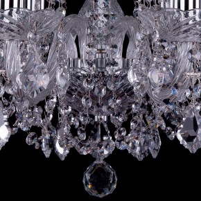 Подвесная люстра Bohemia Ivele Crystal 1402 1402/8/195/Ni/Leafs в Набережных Челнах - naberezhnye-chelny.mebel24.online | фото 3