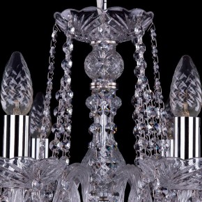 Подвесная люстра Bohemia Ivele Crystal 1402 1402/8/195/Ni/Leafs в Набережных Челнах - naberezhnye-chelny.mebel24.online | фото 4