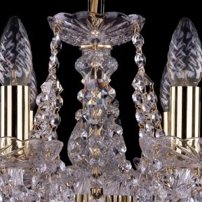 Подвесная люстра Bohemia Ivele Crystal 1413 1413/6/141/G/Leafs в Набережных Челнах - naberezhnye-chelny.mebel24.online | фото 4